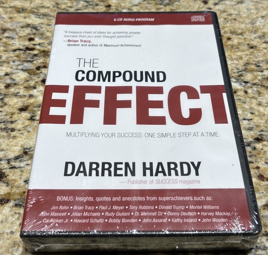 The Compound Effect by Darren Hardy : Audio Book 6 CDs Help Success New Sealed