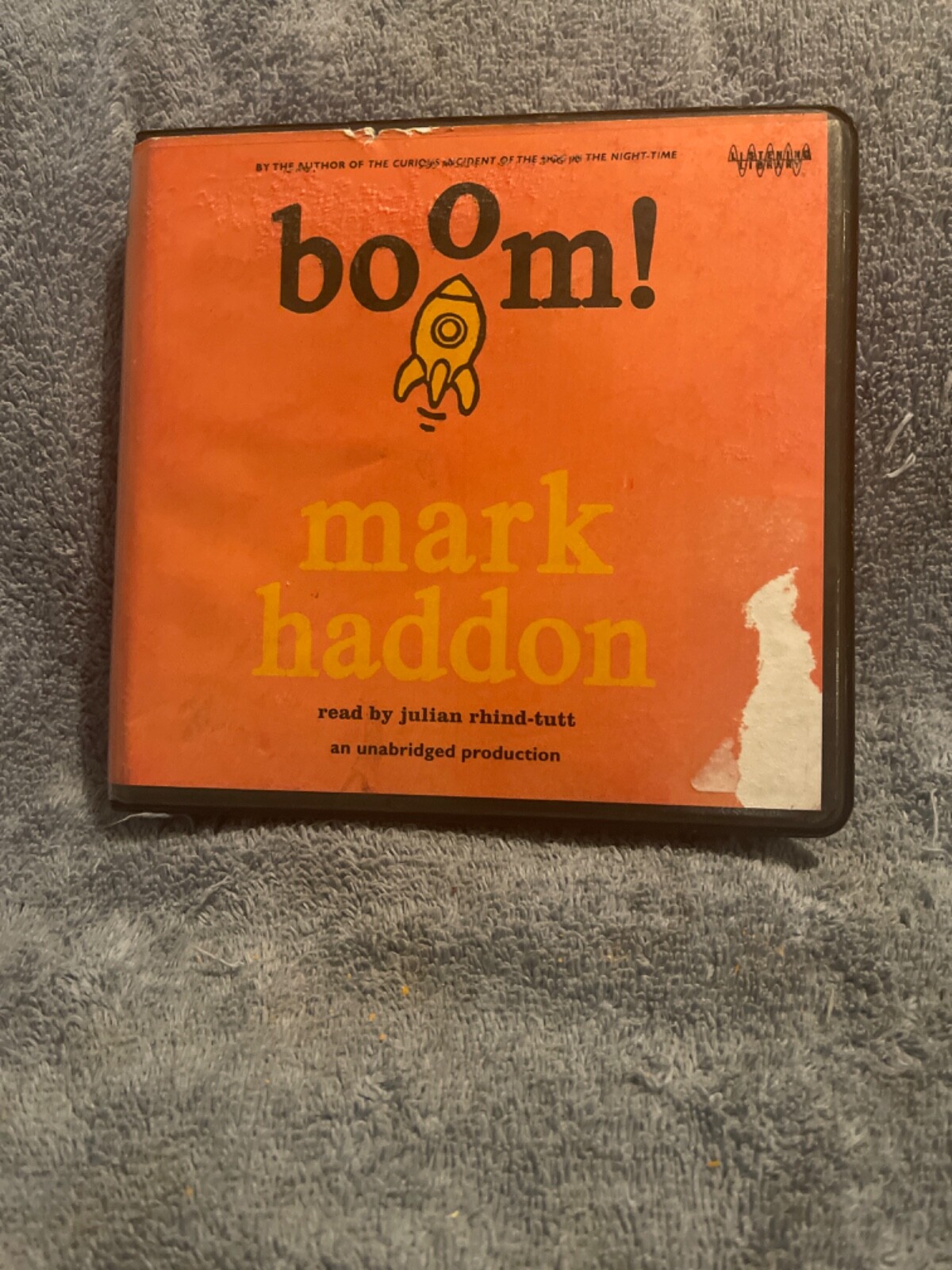 Shelf199 Audiobook~Boom! Mark Haddon- unabridged- 3CDs