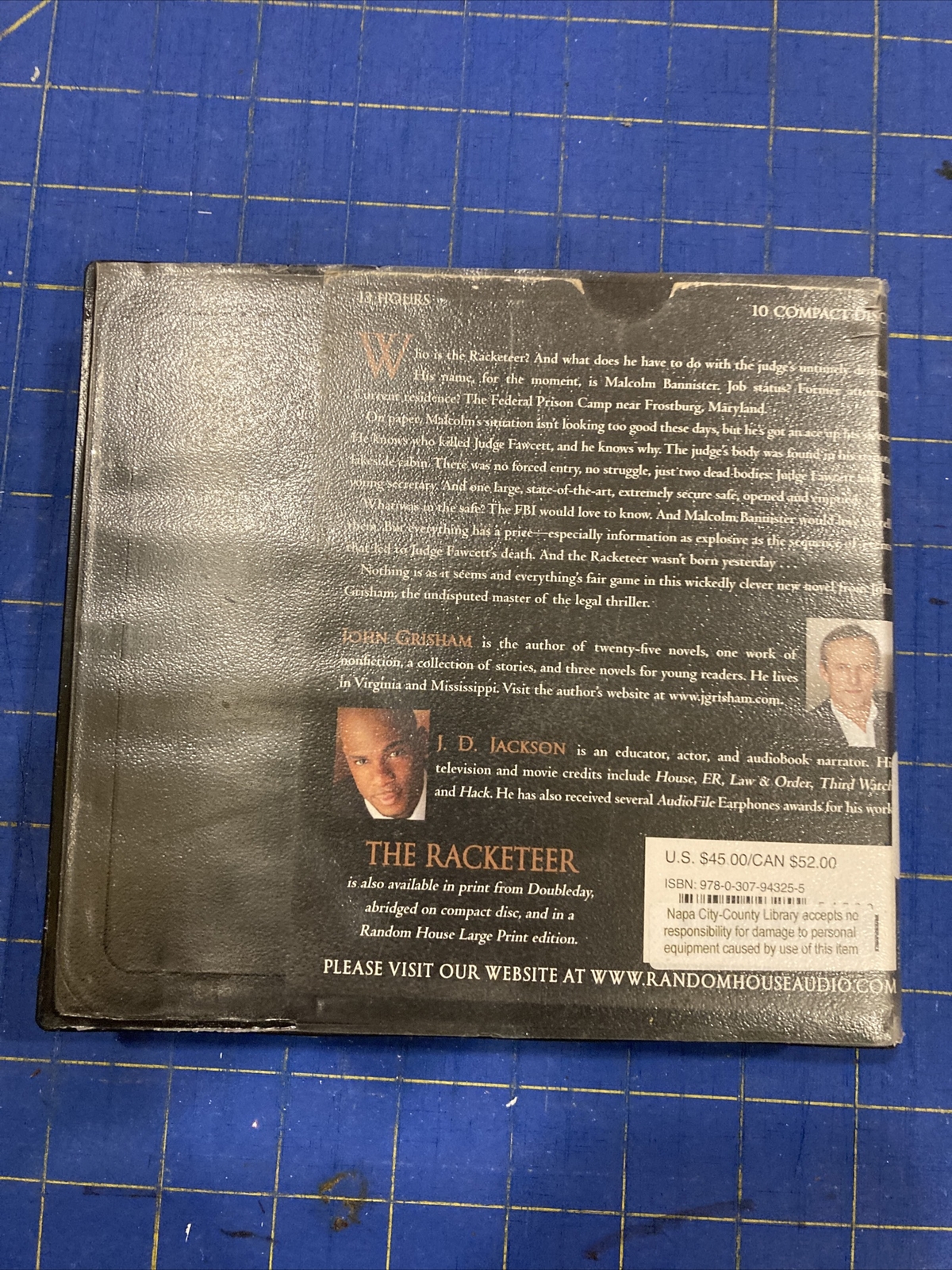 THE RACKETEER audiobook 10 cds abridged Random House