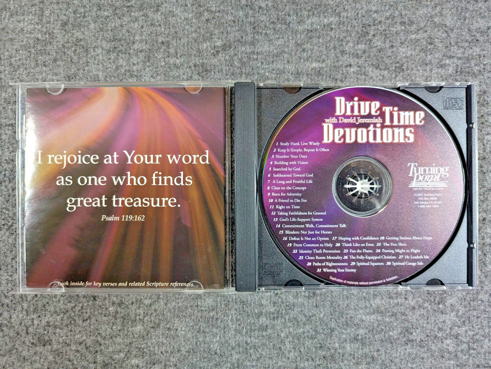 Turning Point Drive Time Devotions CD with David Jeremiah, Christian Gospel