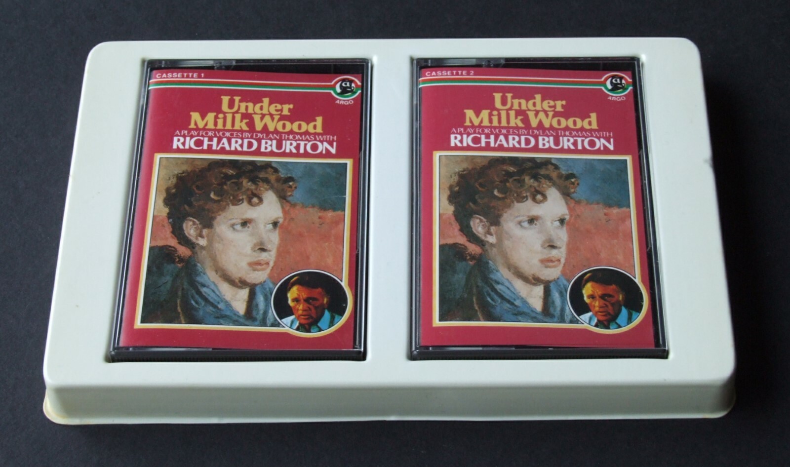 Under Milk Wood by Dylan Thomas, BBC Audio Cassettes w/ Richard Burton Argo 1982