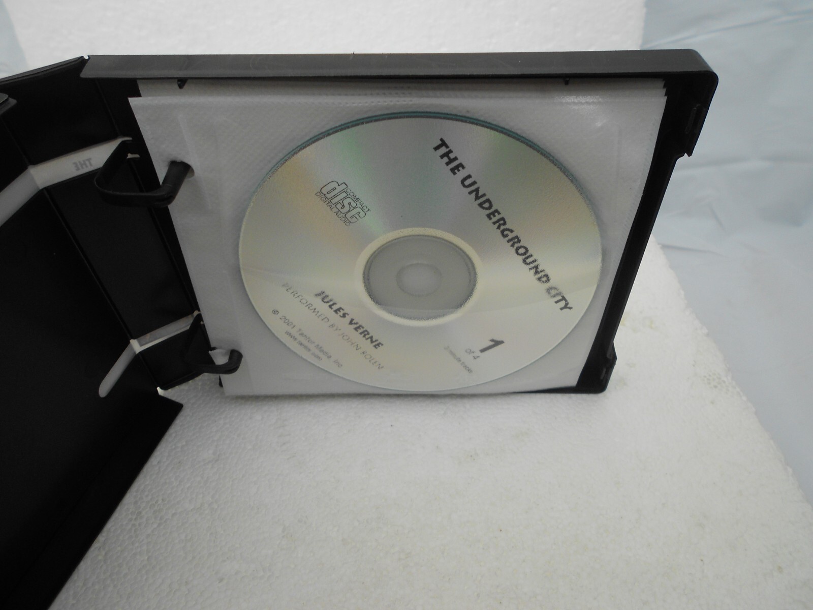 Jules Verne ~ The Underground City ~ 4 Audio CD’s ~ Tantor 2001 ~ Unabridged