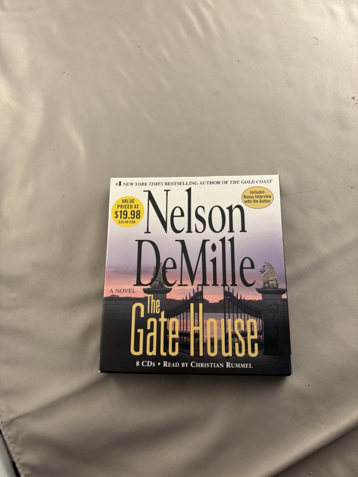 The Gate House Nelson DeMille 2008 Audiobook 8-CD Crime Romance Mystery