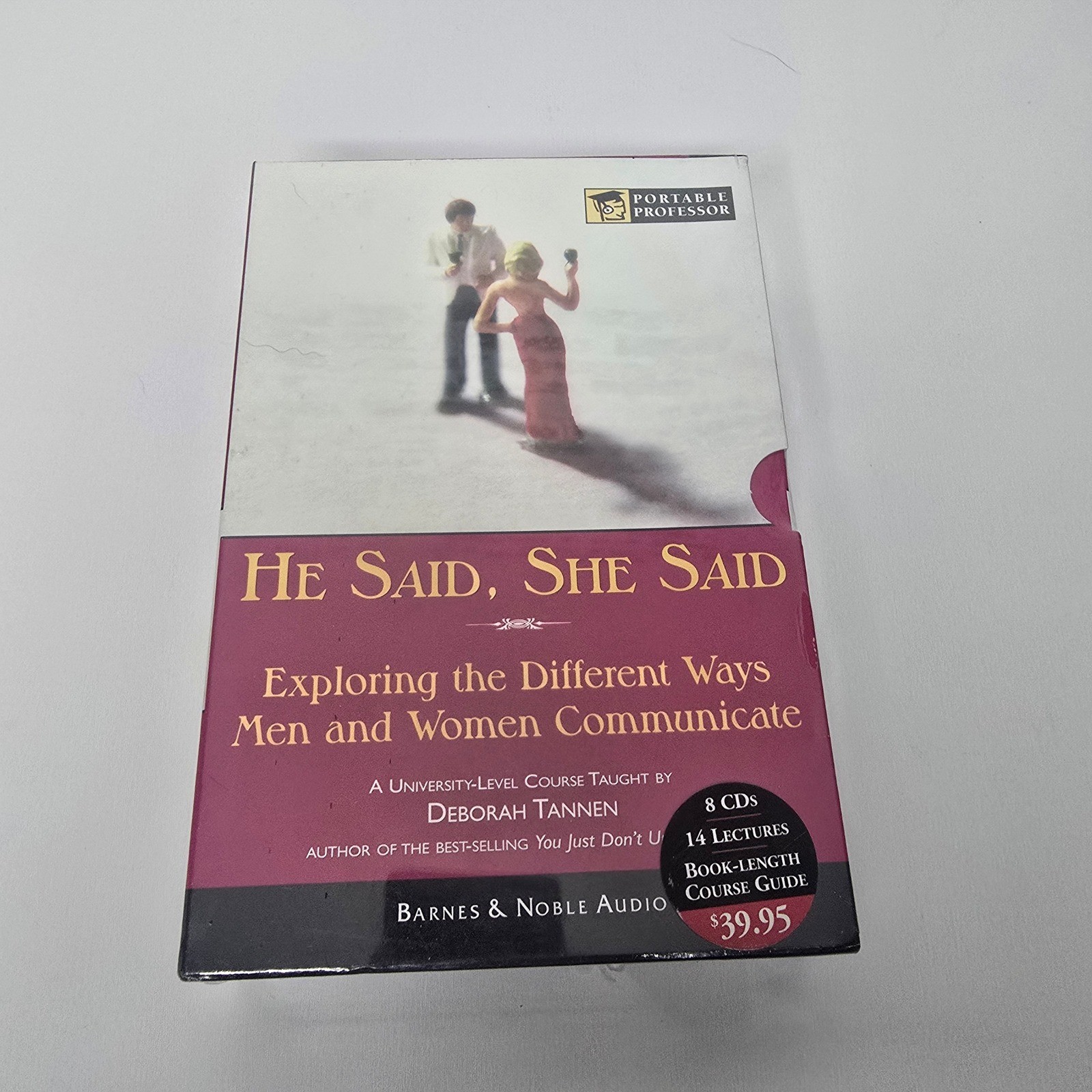 Portable Professor He Said She Said Deborah Tannen 8 CD Course Audio NEW Sealed
