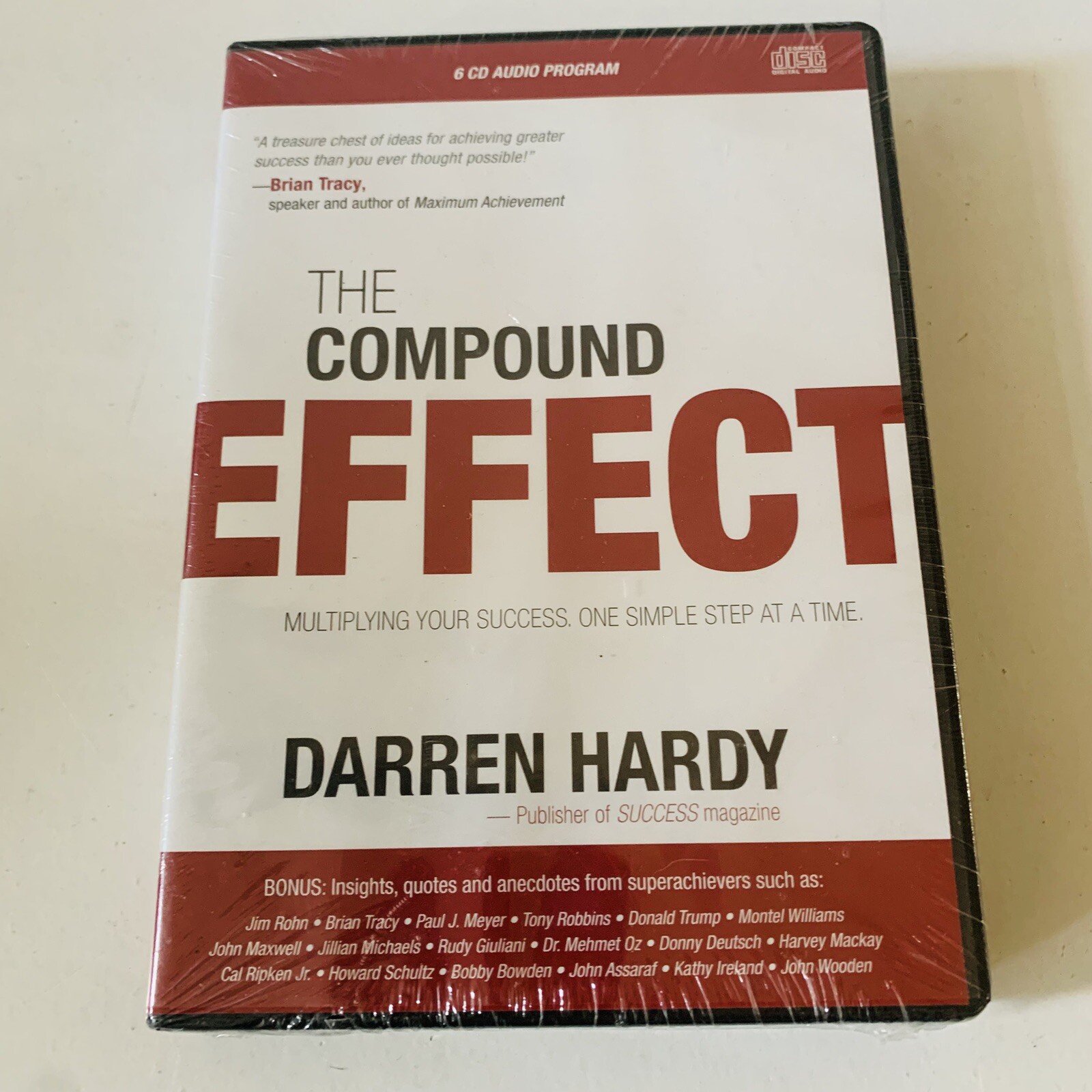 The Compound Effect by Darren Hardy 6 CD Audiobook — Success Training Mindset