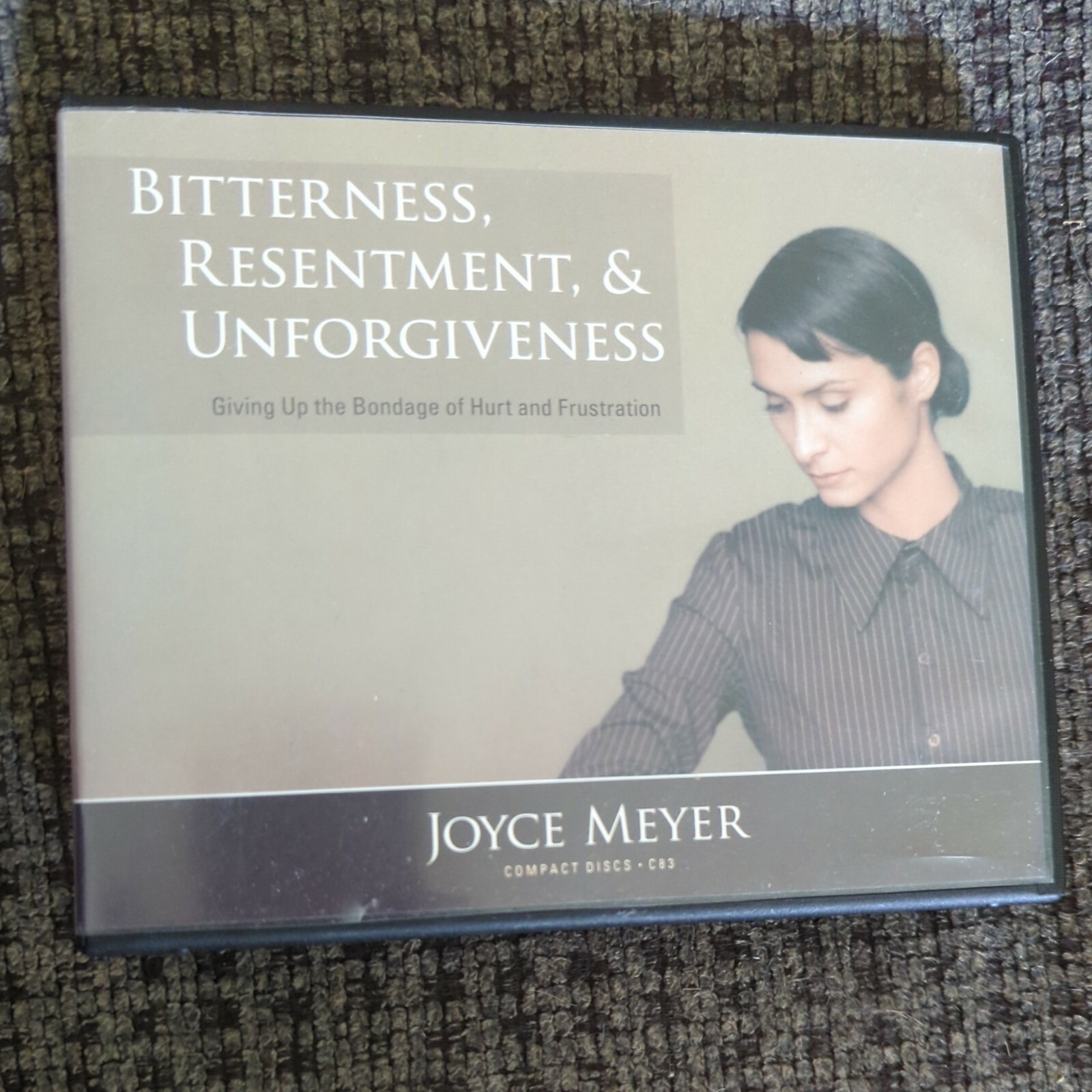 Joyce Meyer bitterness resentment unforgiveness Audio Cds. 4 discs.