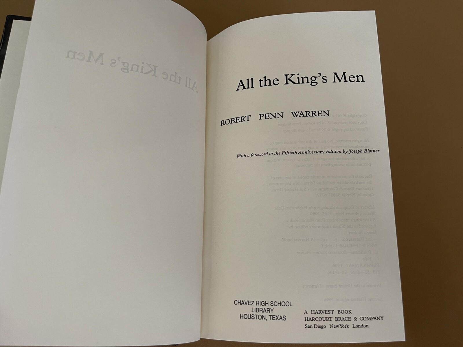 All the King’s Men by Robert Penn Warren