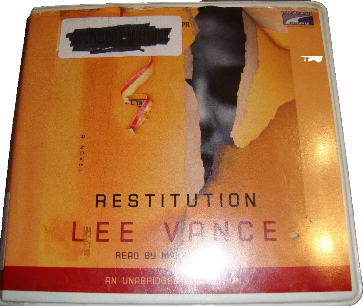 AUDIOBOOK ‘Restitution’ by Lee Vance- 8 CD Set-Ex-Lib-Unabridged Novel C2