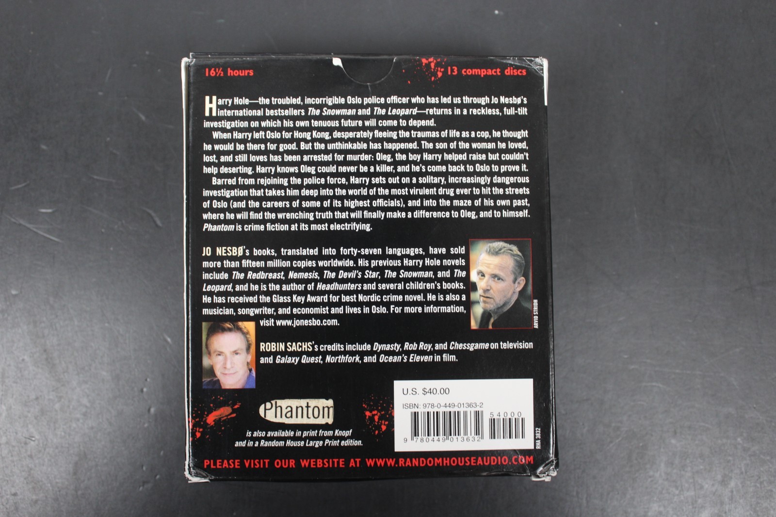 Phantom by Jo Nesbo (2012, Compact Disc) Audiobook KV1970