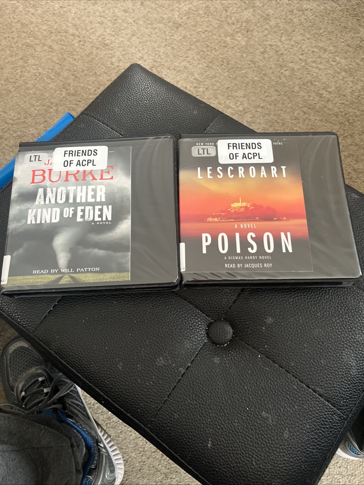 Two Audio Books Another Kind Of Eden By James Burke & Poison By John Lescroart