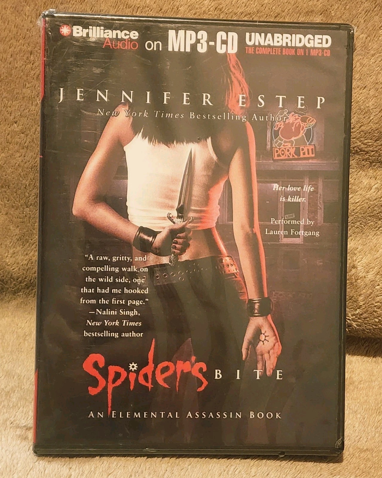Spider’s Bite Brilliance Audio MP3-CD Jennifer Estep An Elemental Assassin Book