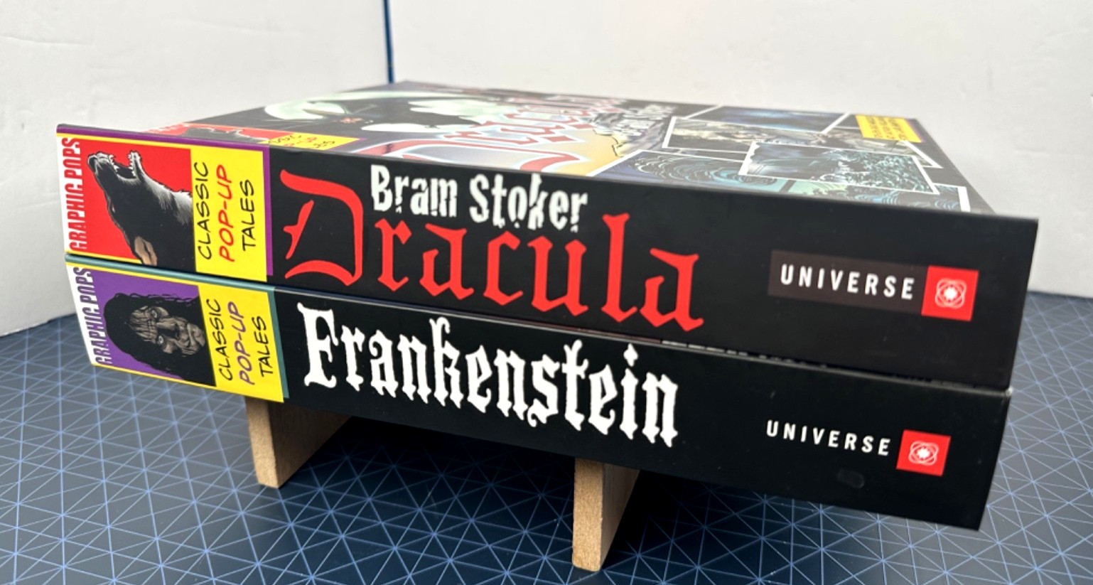 Classic Pop-Up Tales Bram Stoker Dracula & Frankenstein Books — Graphic Pops