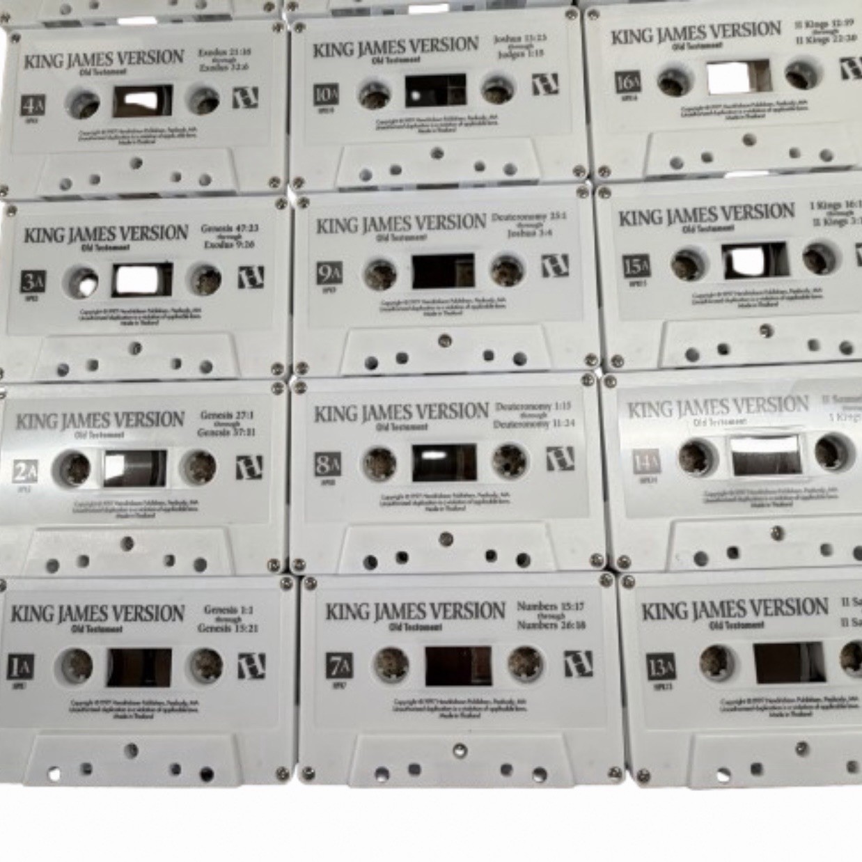Vintage Hendrickson KJV Audio Bible Complete 44 Cassette — Like New In Case
