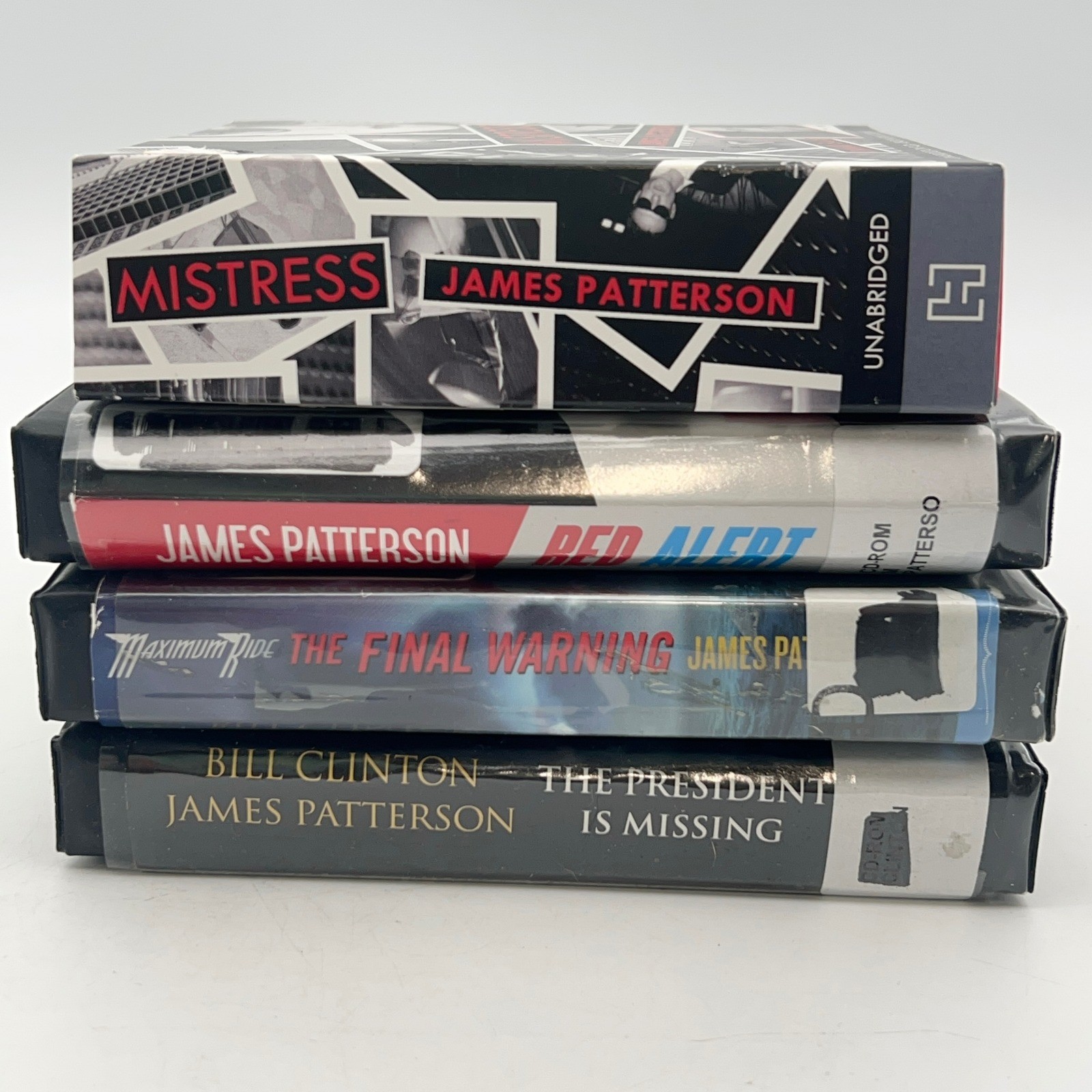 James Patterson Audiobook CD Lot Mistress Red Alert President Is Missing 4 Books