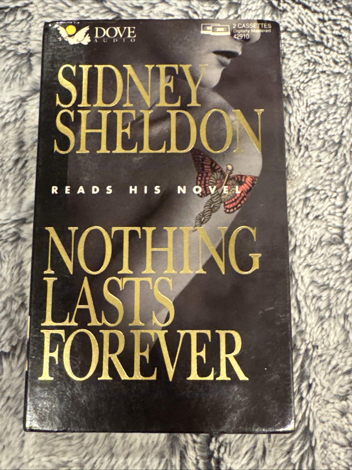 Book Audio Cassette Sidney Sheldon Nothing Lasts Forever Dove Audio Abridged