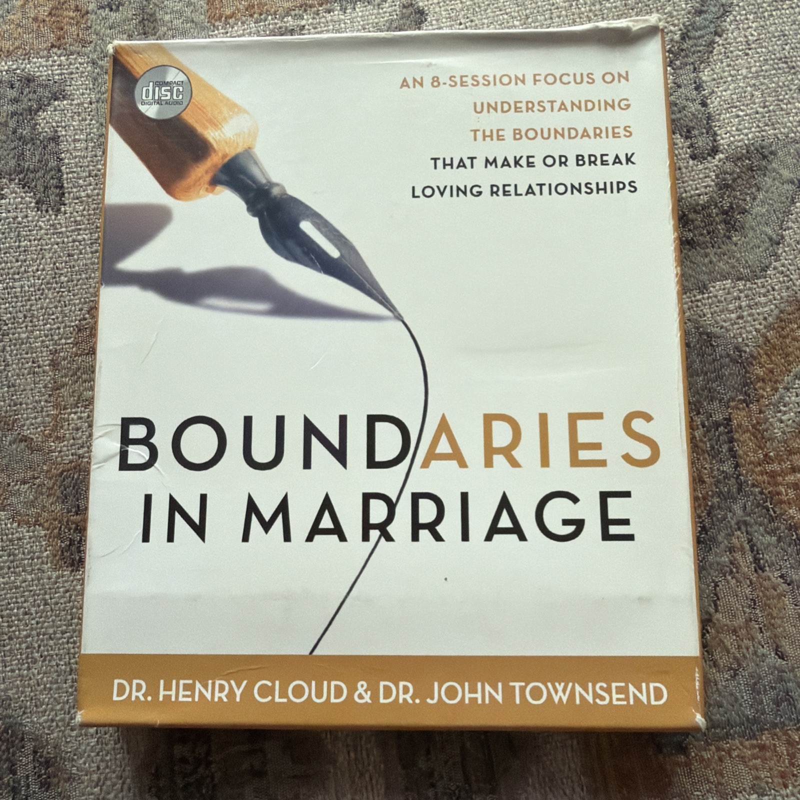 Boundaries in Marriage by John Townsend and Henry Cloud (2014, Compact Disc, Una
