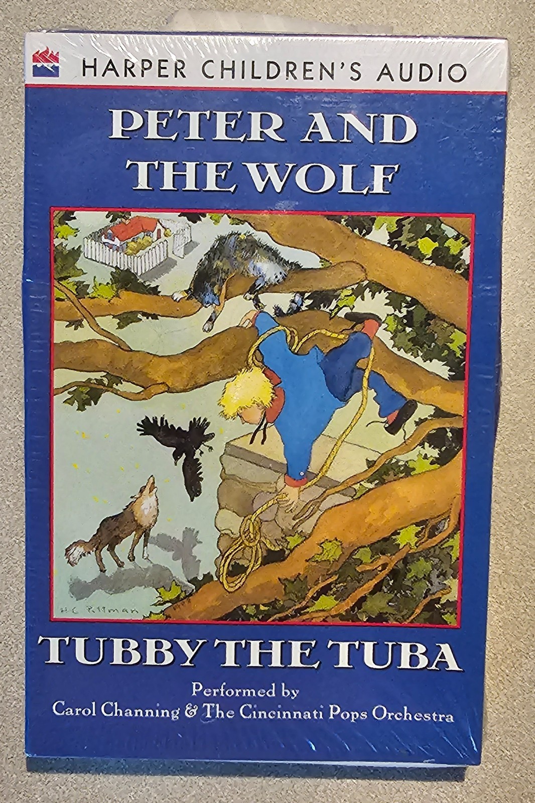 Peter & The Wolf Tubby The Tuba Audio Cassette Carol Channing NEW SEALED