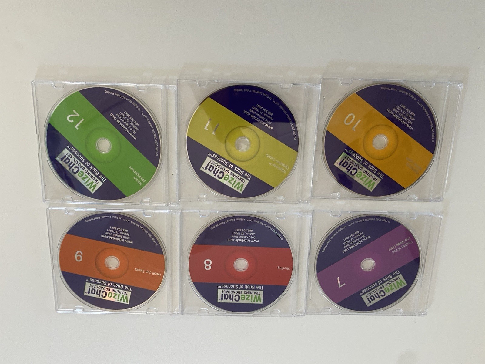 Wizetrade Stock Trading Brick Of Success 34 Training Audio CDs