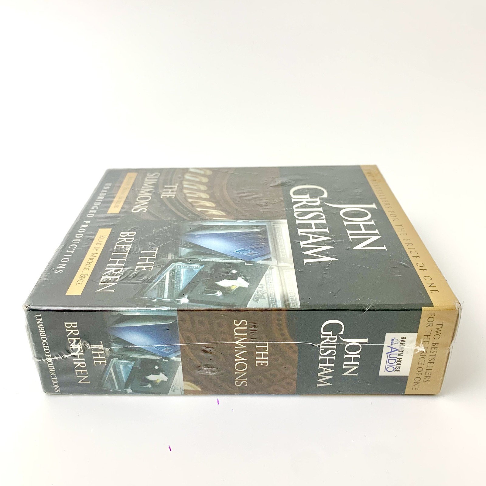 John Grisham 2 Audiobook CD Lot The Brethren and The Summons Unabridged Sealed