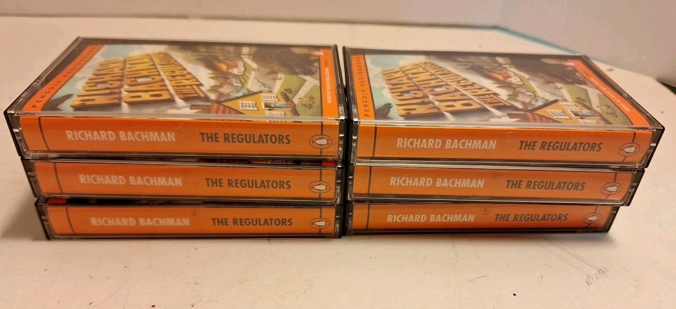 The Regulators By Richard Bachman Audiobook 6 Cass. And Steven King Bag Of Bones