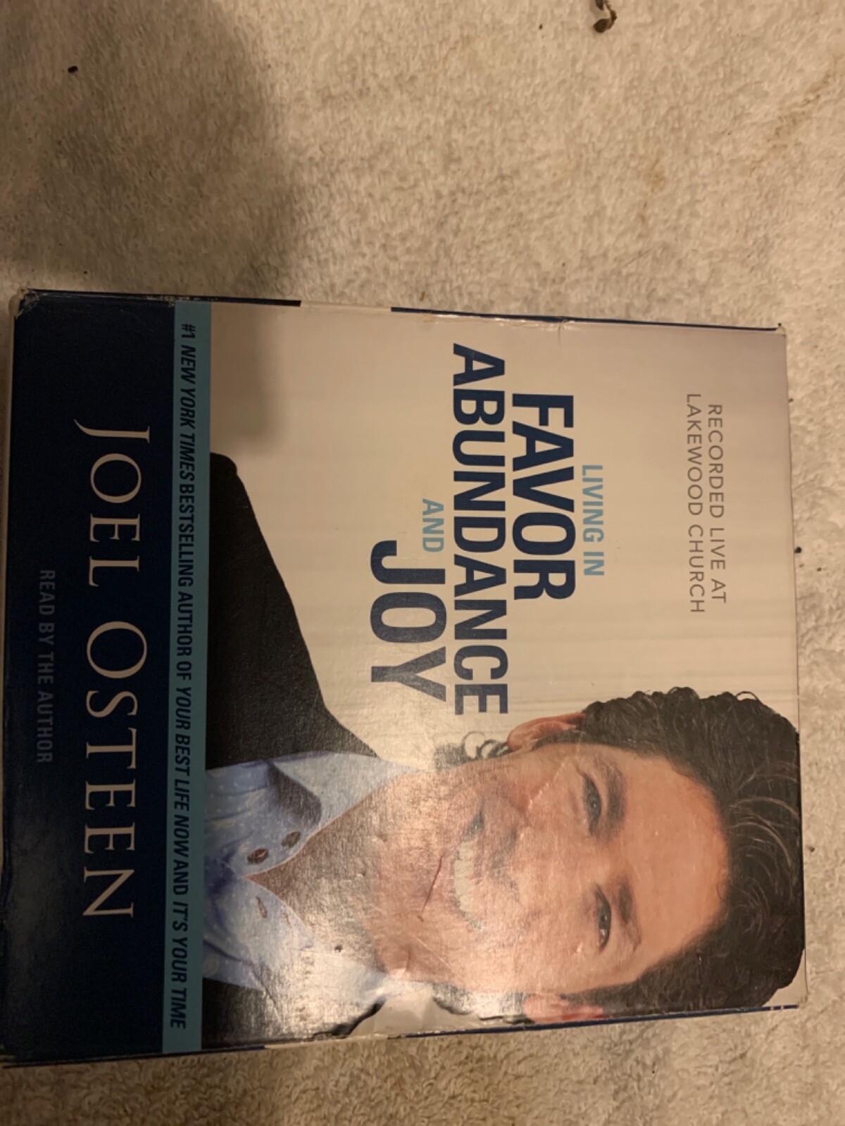 Shelf207 Audiobook~Living in favor abundance and joy — Joel osteen — 5CDs