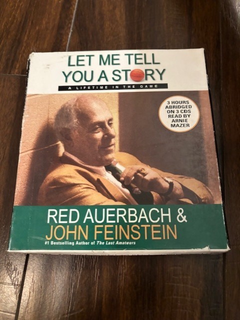 Let Me Tell You a Story Red Auerbach Celtics Basketball Coaching Audiobook CD
