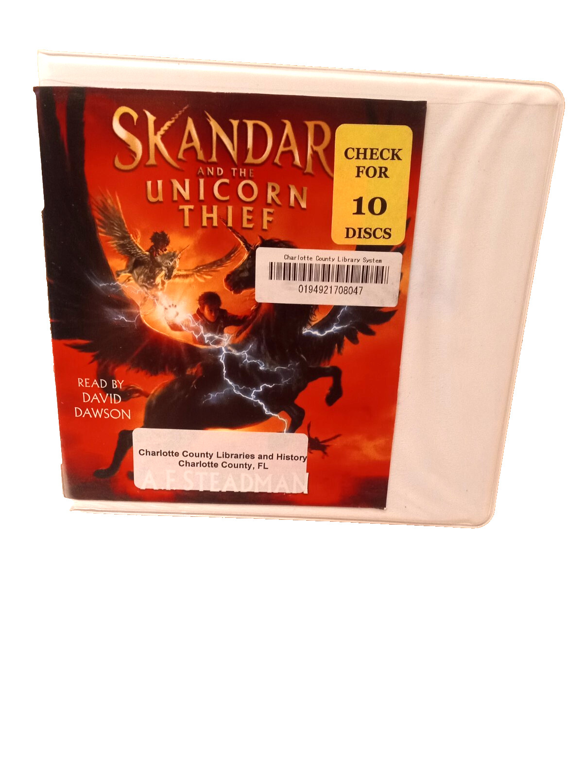 Skandar and the Unicorn Thief (Audio book, 2022) A.F. Steadman, 10 cds, Unabridg