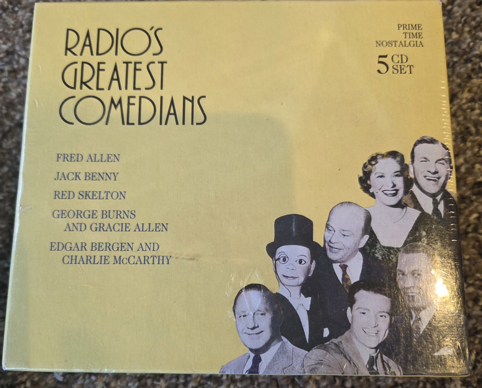 Radio’s Greatest Comedians — (Fred Allen, Jack Benny, Red Skelton), BN 5 CD Set