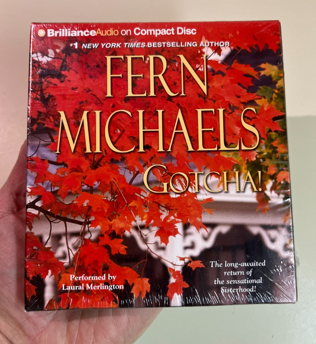 New Old Stock — Gotcha! Fern Michaels, Sisterhood Series, Audiobook CD, Abridged