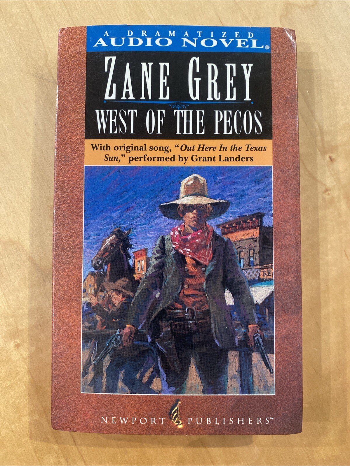 West Of The Pecos by Zane Grey Audiobook on Cassette 1992 Newport Publishers VTG
