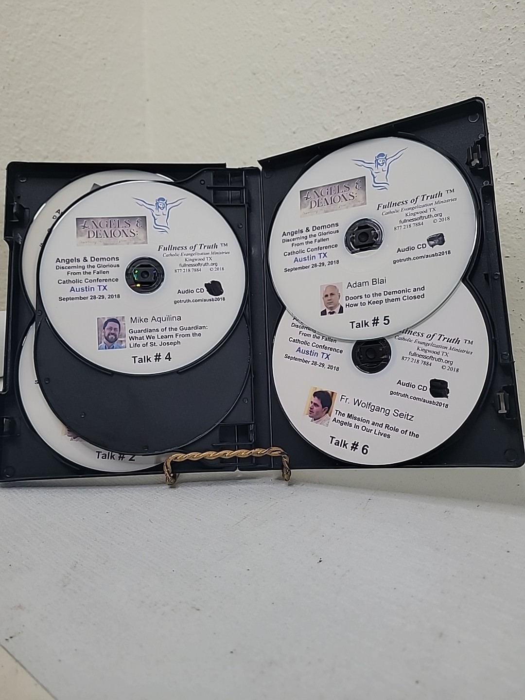 Catholic Ministries-6 Audio CDs «ANGELS & DEMONS: Discerning the Glorious From..