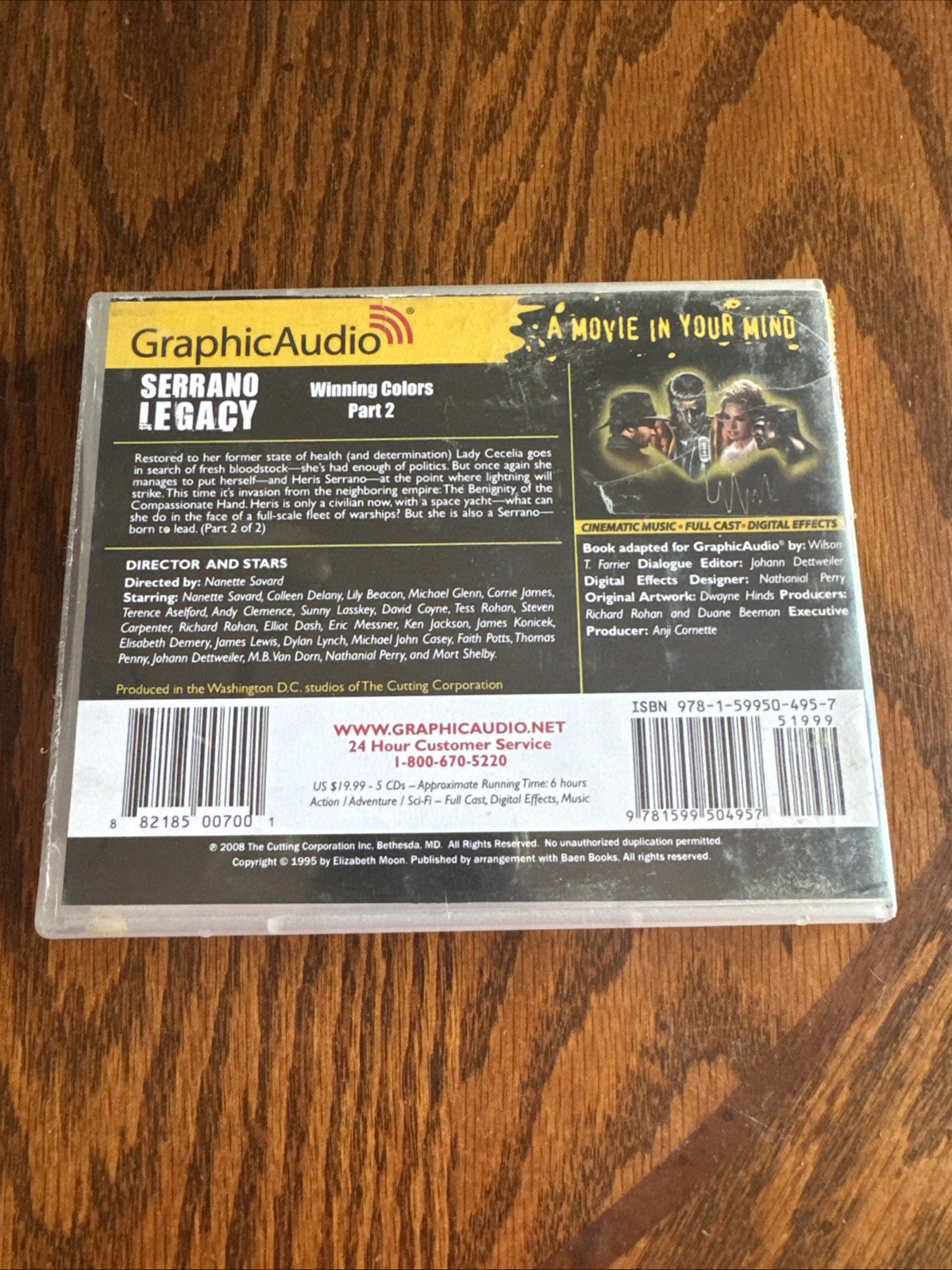The Serrano Legacy Ser.: Winning Colors Part 2 by Elizabeth Moon 2008 CD Audible