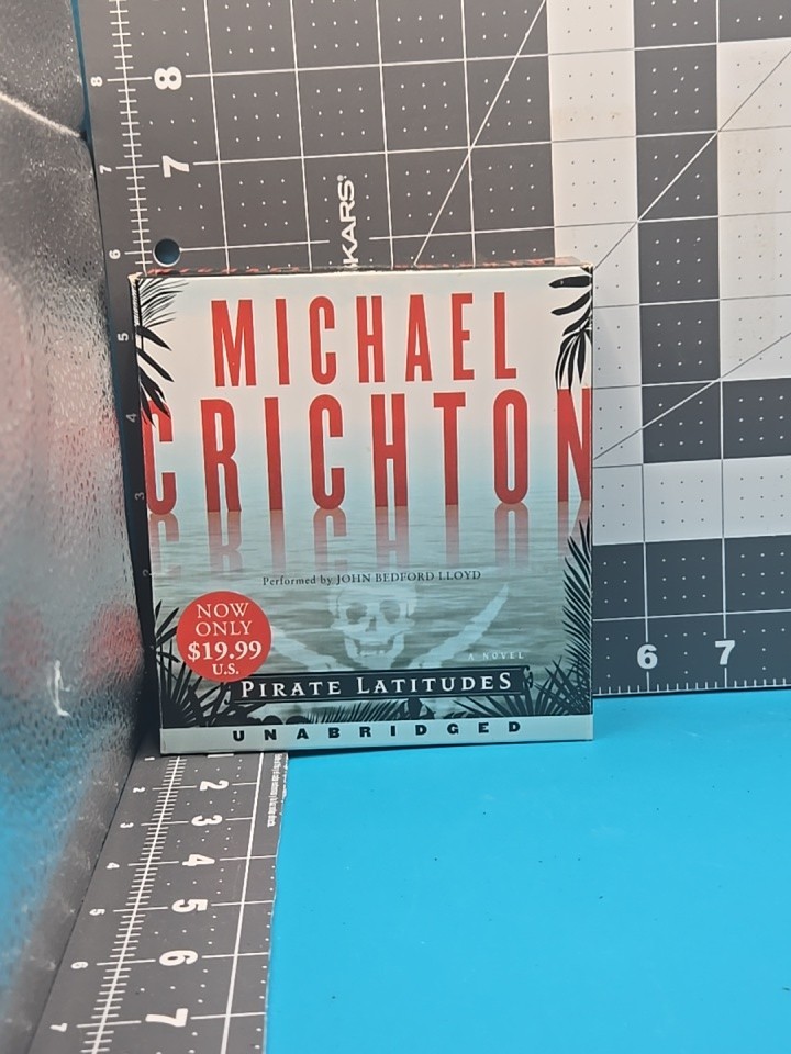 Pirate Latitudes (Michael Crichton) Unabridged Audiobook 8 compact discs
