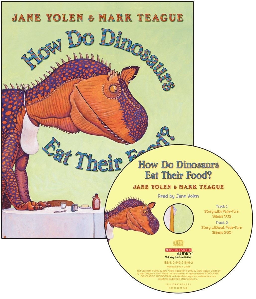 Dinosaurs Learn Table Manners Read Along by Jane Yolen Paperback Book