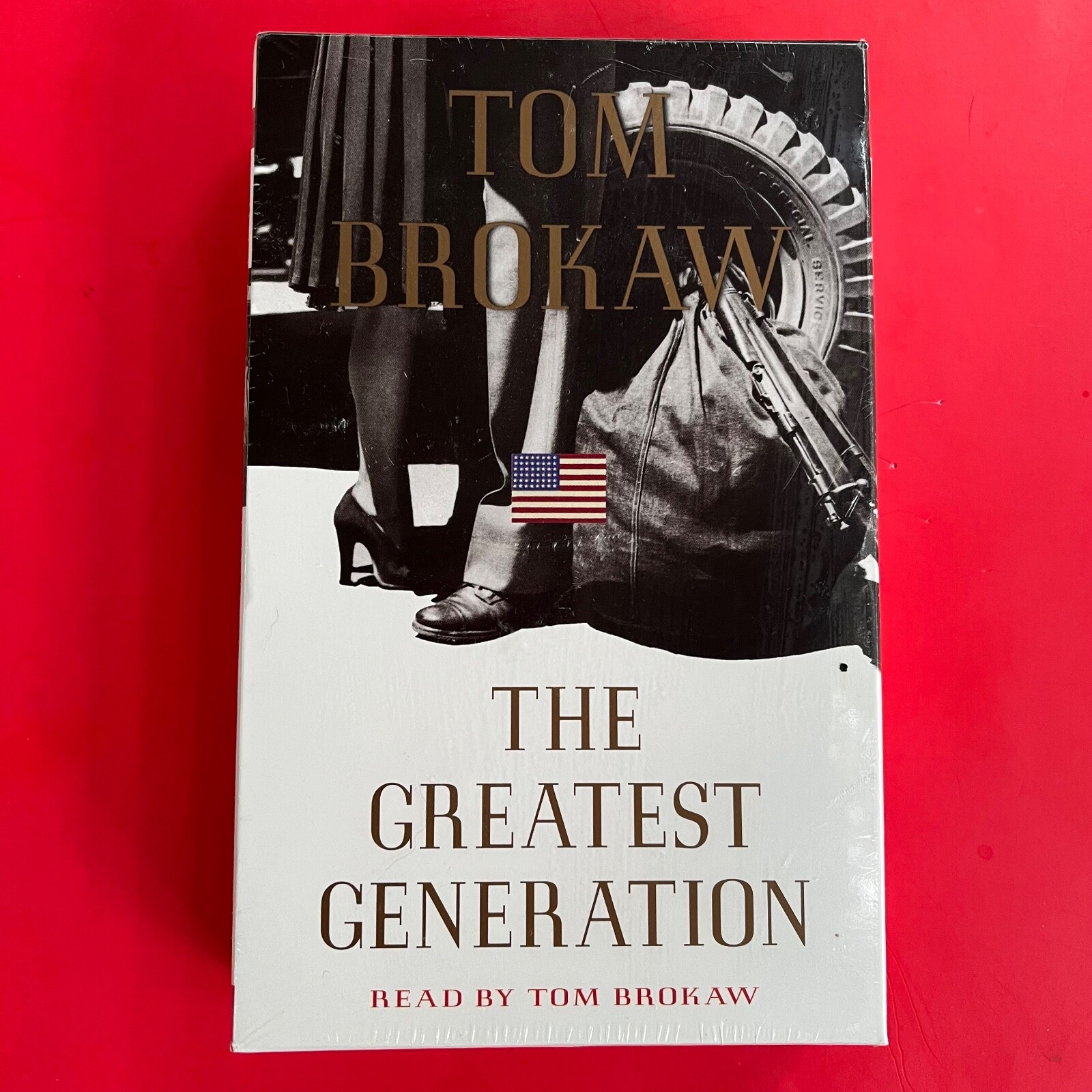 TOM BROKAW audiobook—THE GREATEST GENERATION — 3 CASSETTES/4 HOURS — sealed NEW