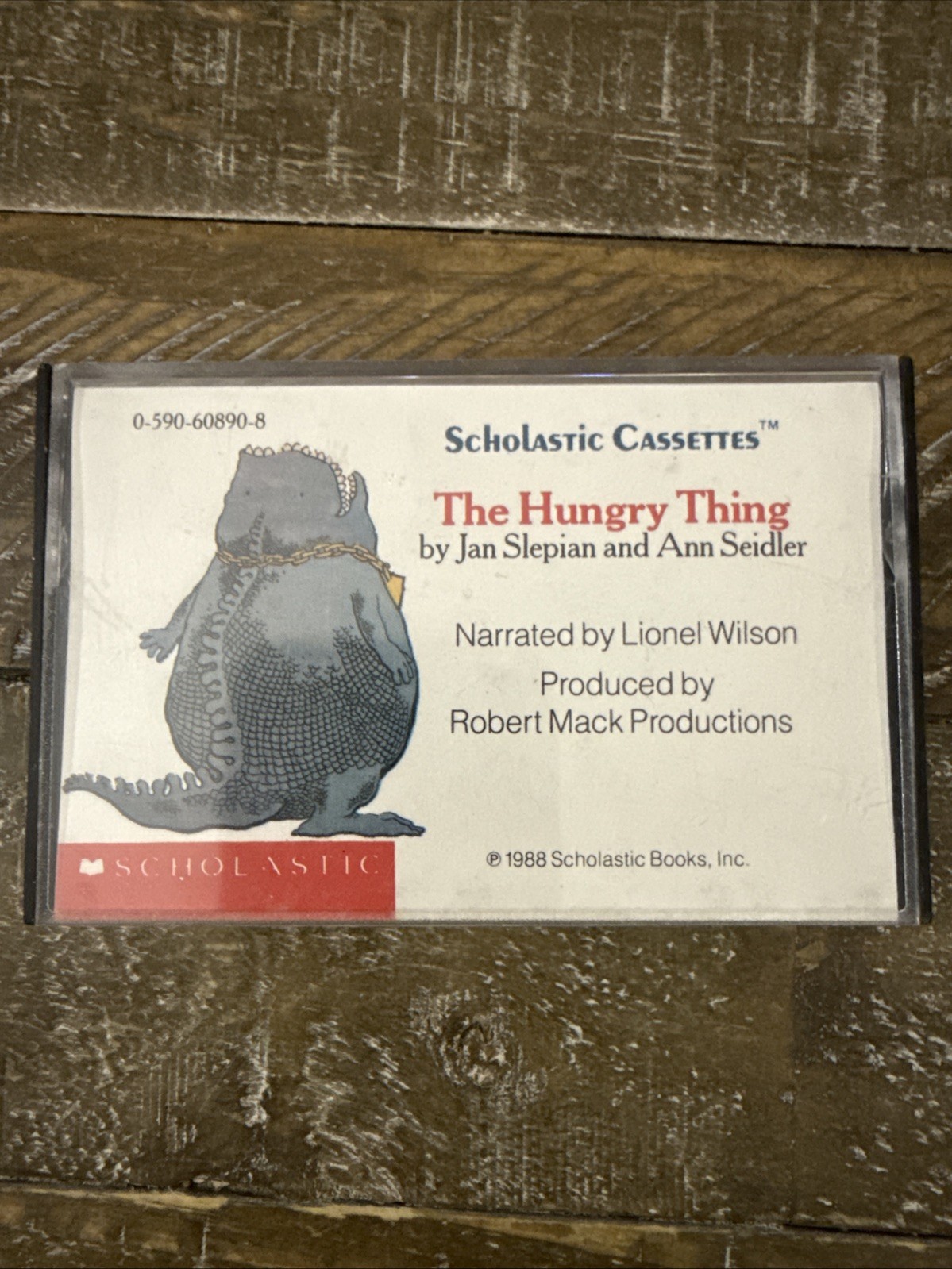 Scholastic The Hungry Thing Book On Cassette
