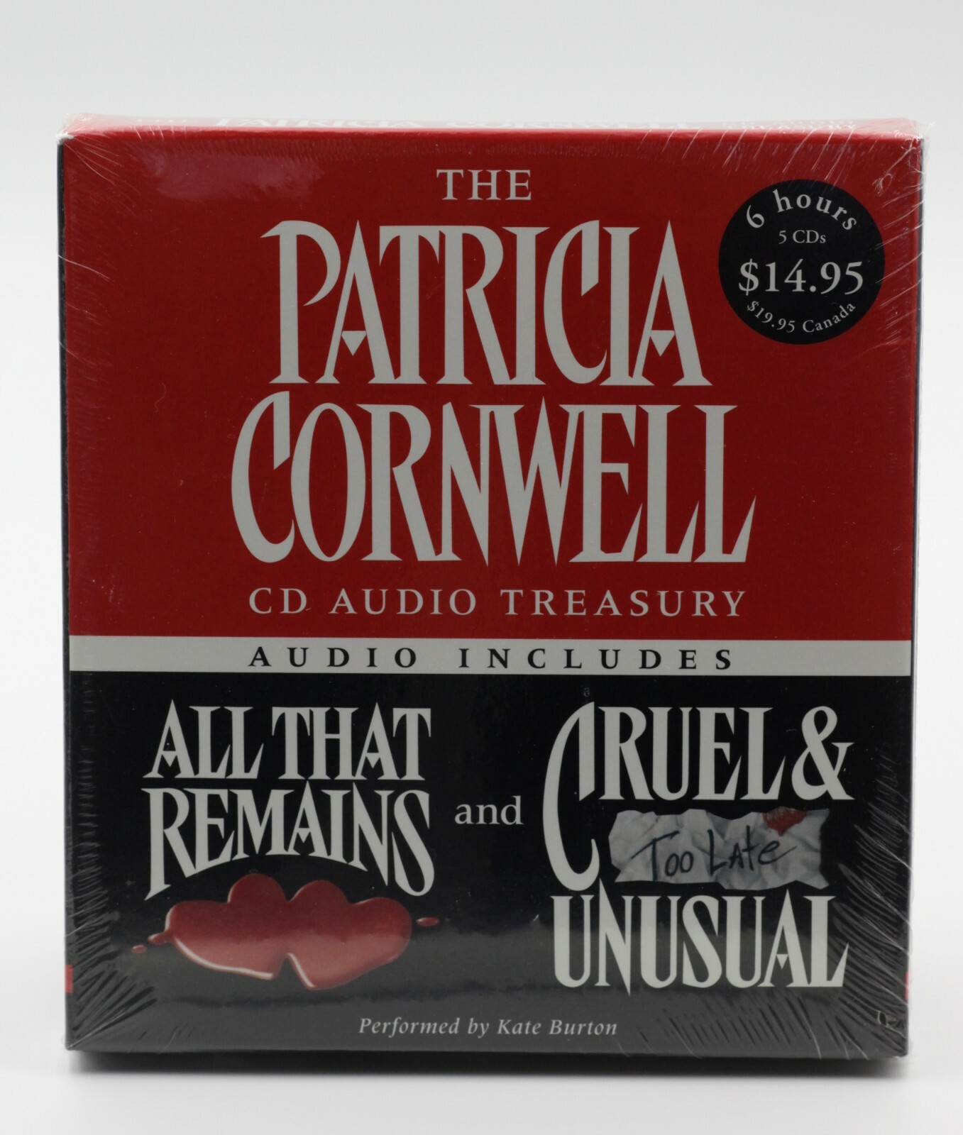 All That Remains plus Cruel & Unusual Abridged Audiobook Patricia Cromwell NIP
