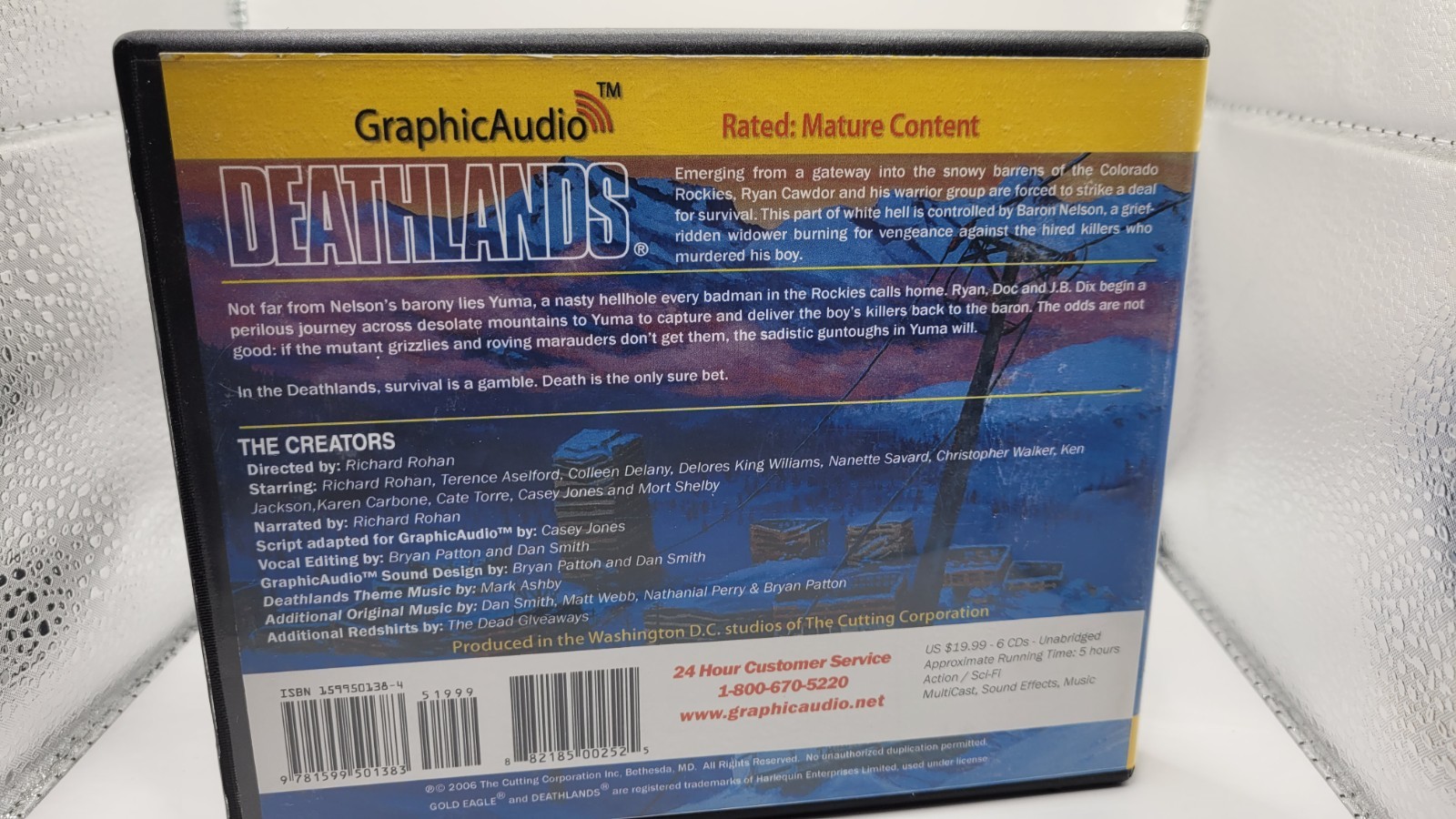 Death Lands — Shockscape by James Axler. #18 Graphic Audio 6 CD’S 5 Hours