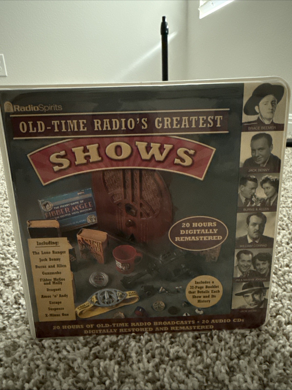 Old-Time Radio’s Greatest Shows 20-Disc CD 2002 Radio Spirits 20-HR BRAND NEW