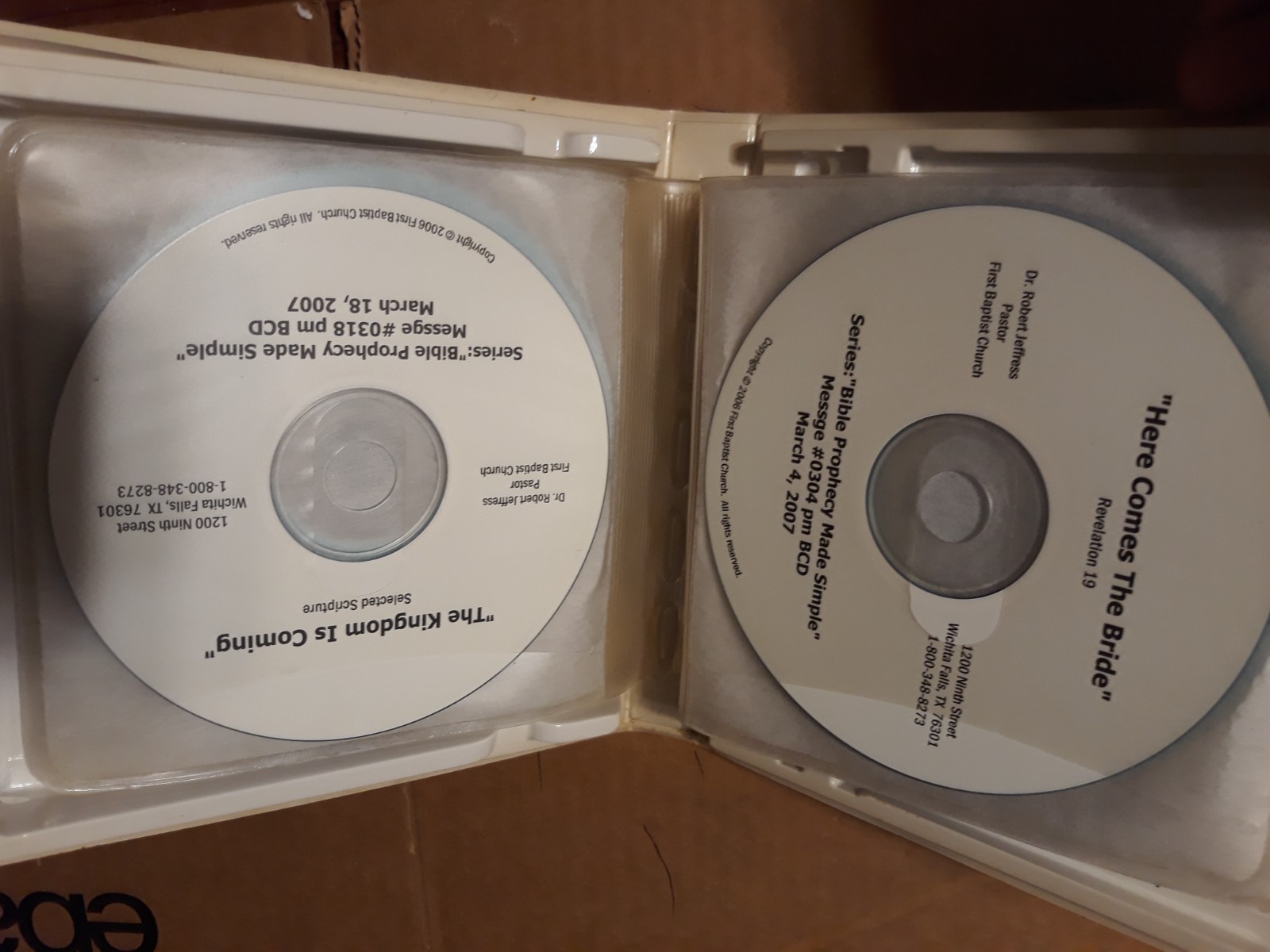 Bible Prophecy Made Simple — Dr. Robert Jeffress (2006, on 12 CDs)