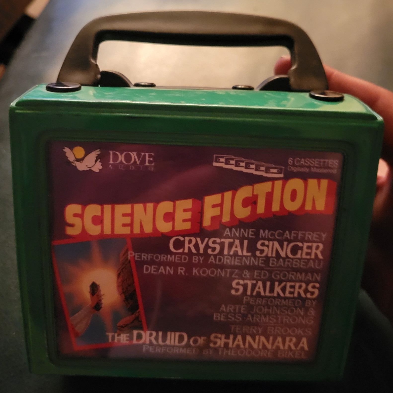 Dove Audio Sci-Fi Audiobook 6-Cassette Set w/ Case Crystal Singer Shannara 1991