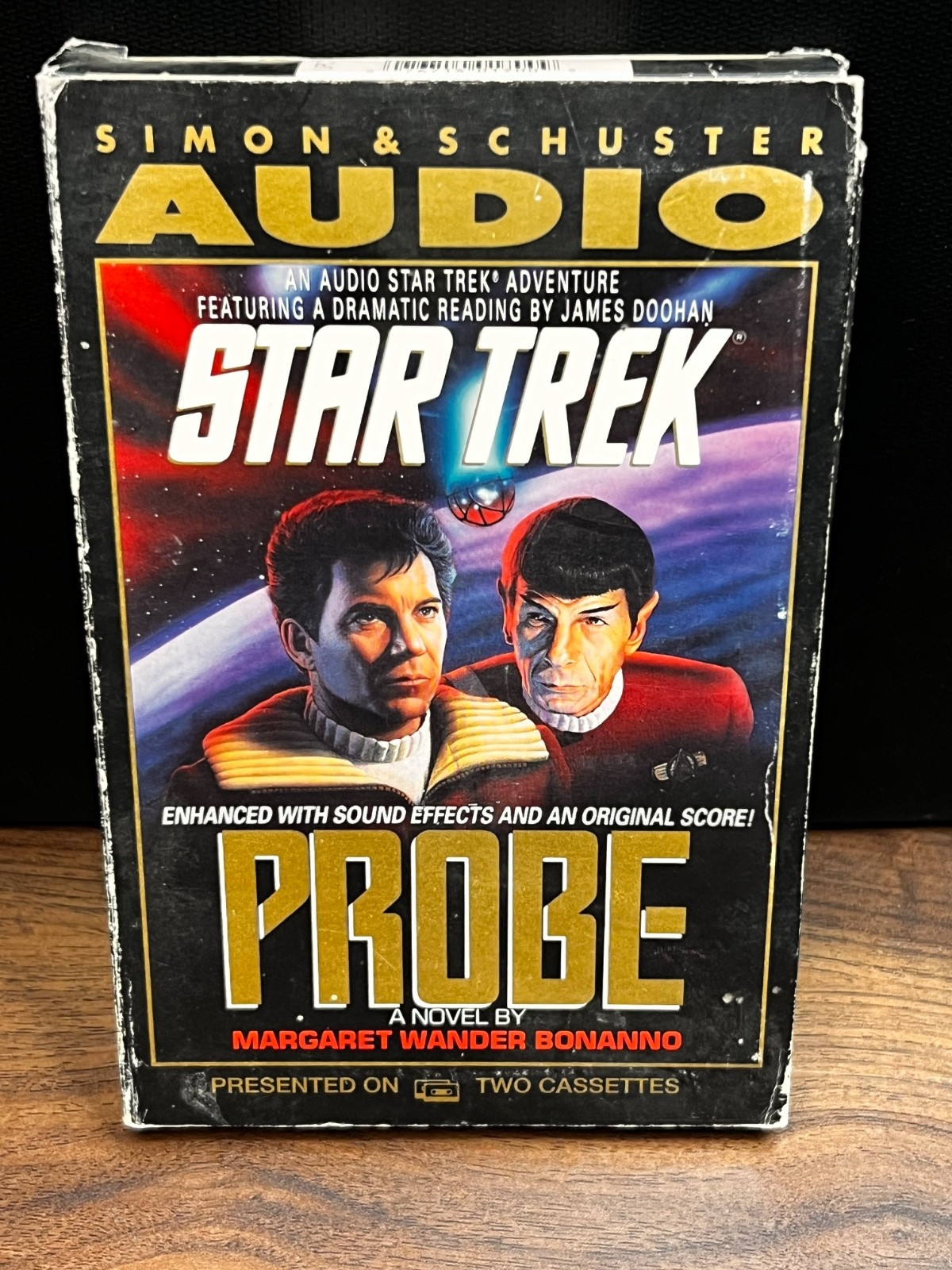 Star Trek «PROBE» (1992) Audio Cassettes x2 — James Doohan Reading — Sci-Fi