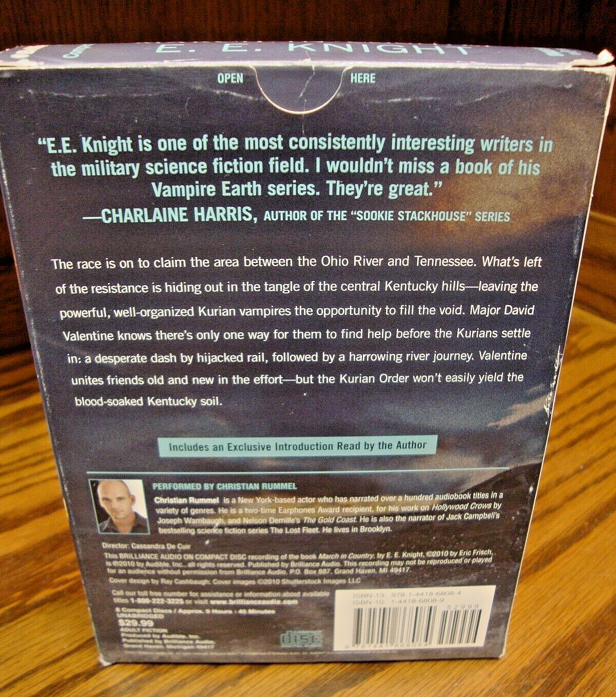 AUDIOBOOK 8 CDs ‘March in Country’ by E.E. Knight~Novel of the VAMPIRE EARTH Z19