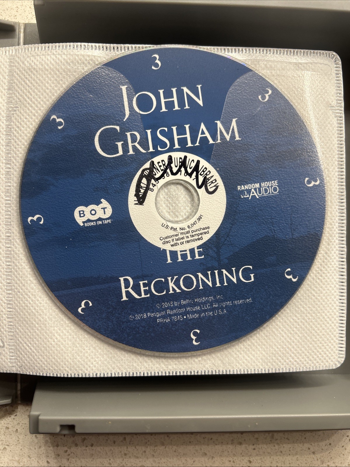 The Reckoning unabridged audio book on 15 CD’s by John Grisham