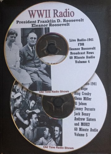 World War II 1941 Radio Collection V.1 5 Audio CDs-History,Franklin D Roosevelt