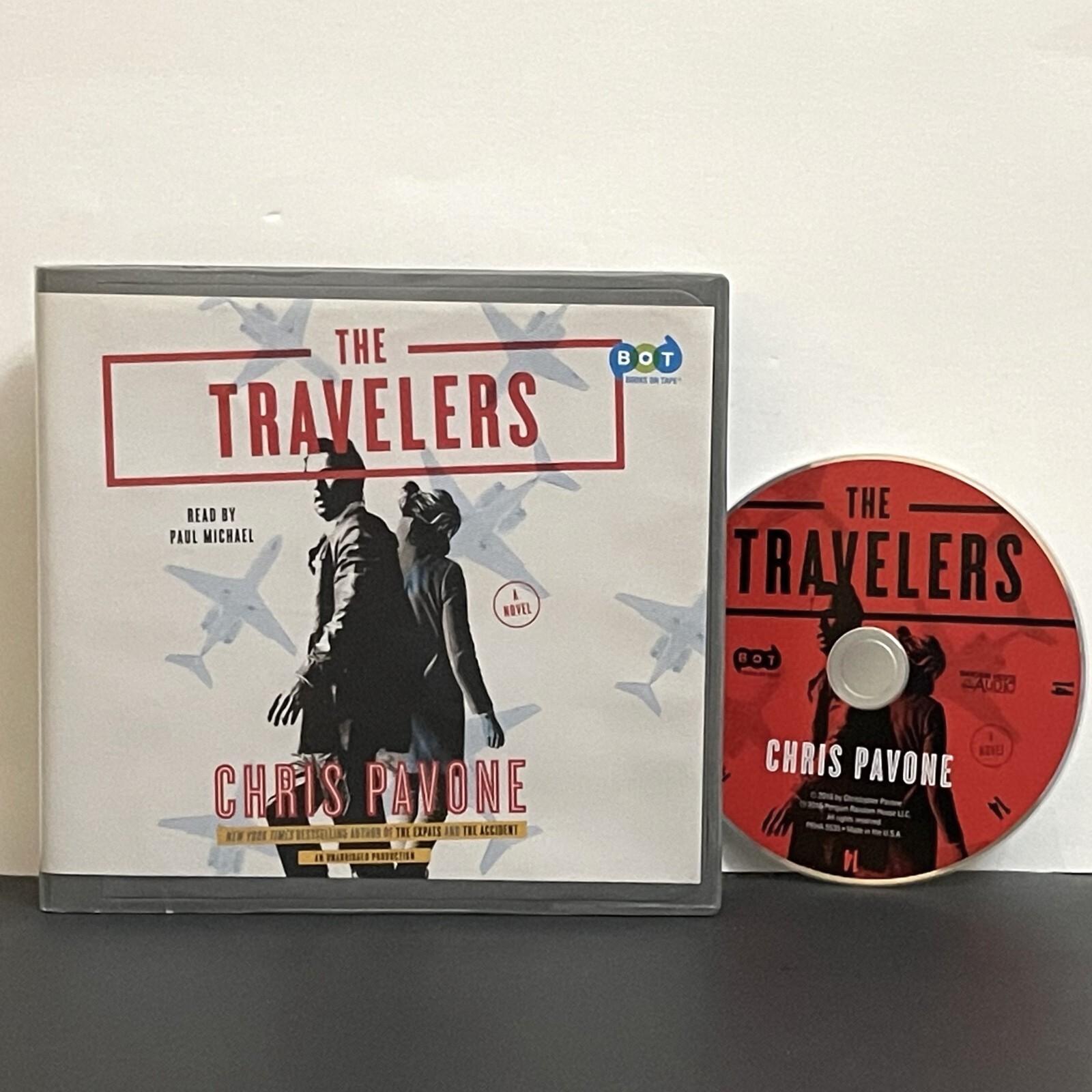 Chris Pavone THE TRAVELERS Audiobook CD Unabridged 14 COMPACT DISCS Library Ed
