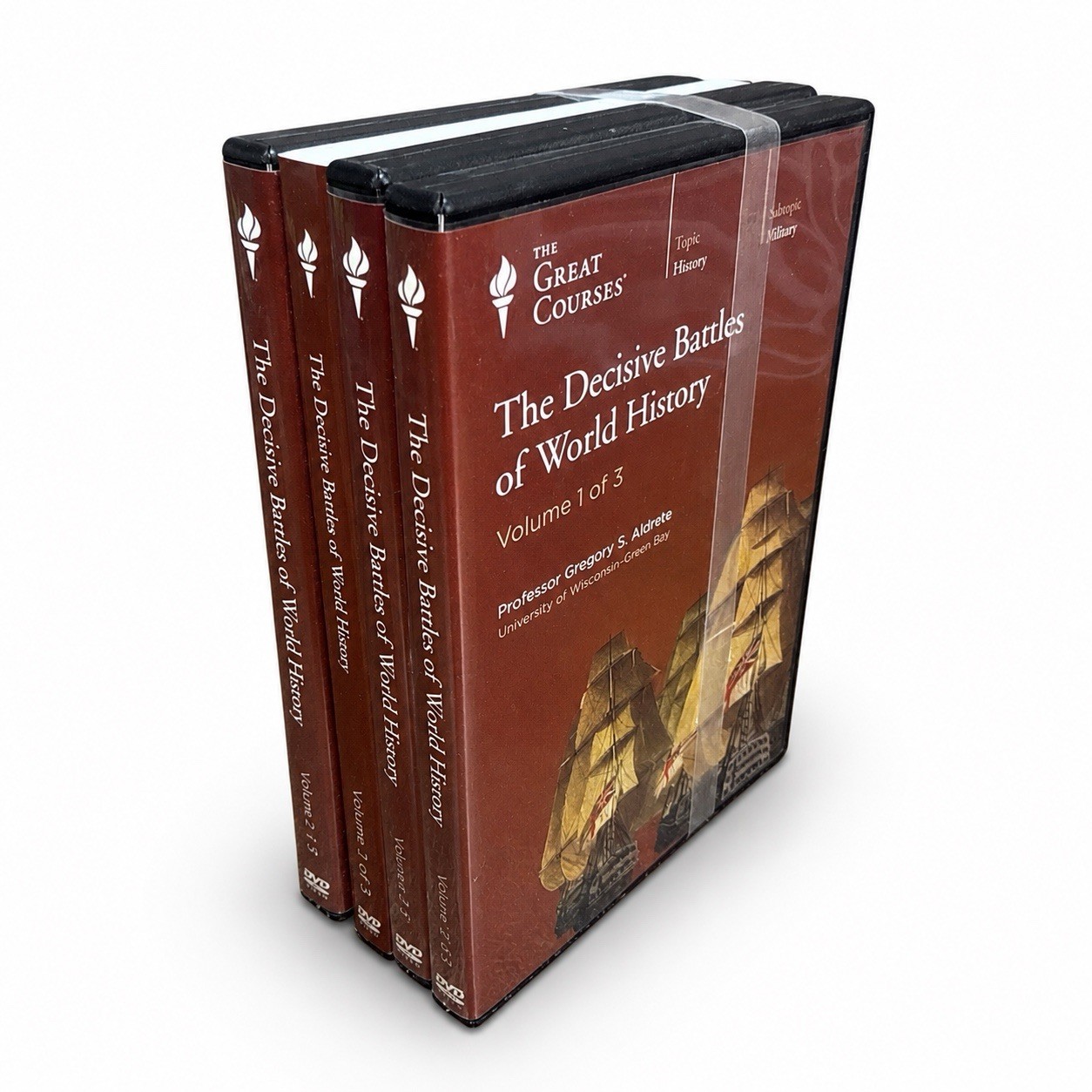 The Great Courses: The Decisive Battles of World History 18 CD set + Guidebook