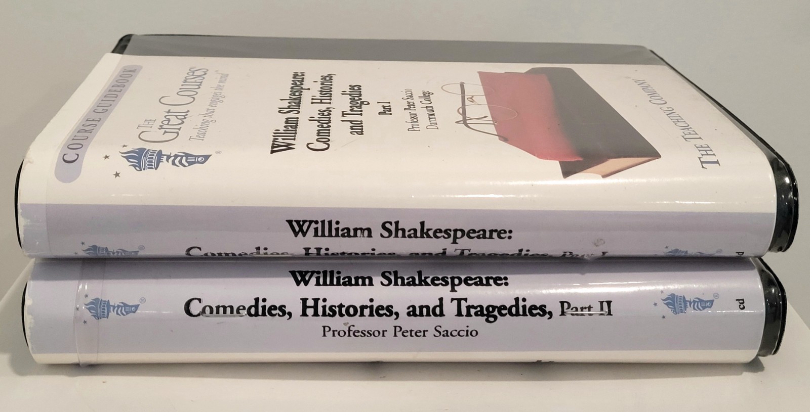 Shakespeare The Word and the Action Part I & II by Professor Saccio 10 CD/DVD