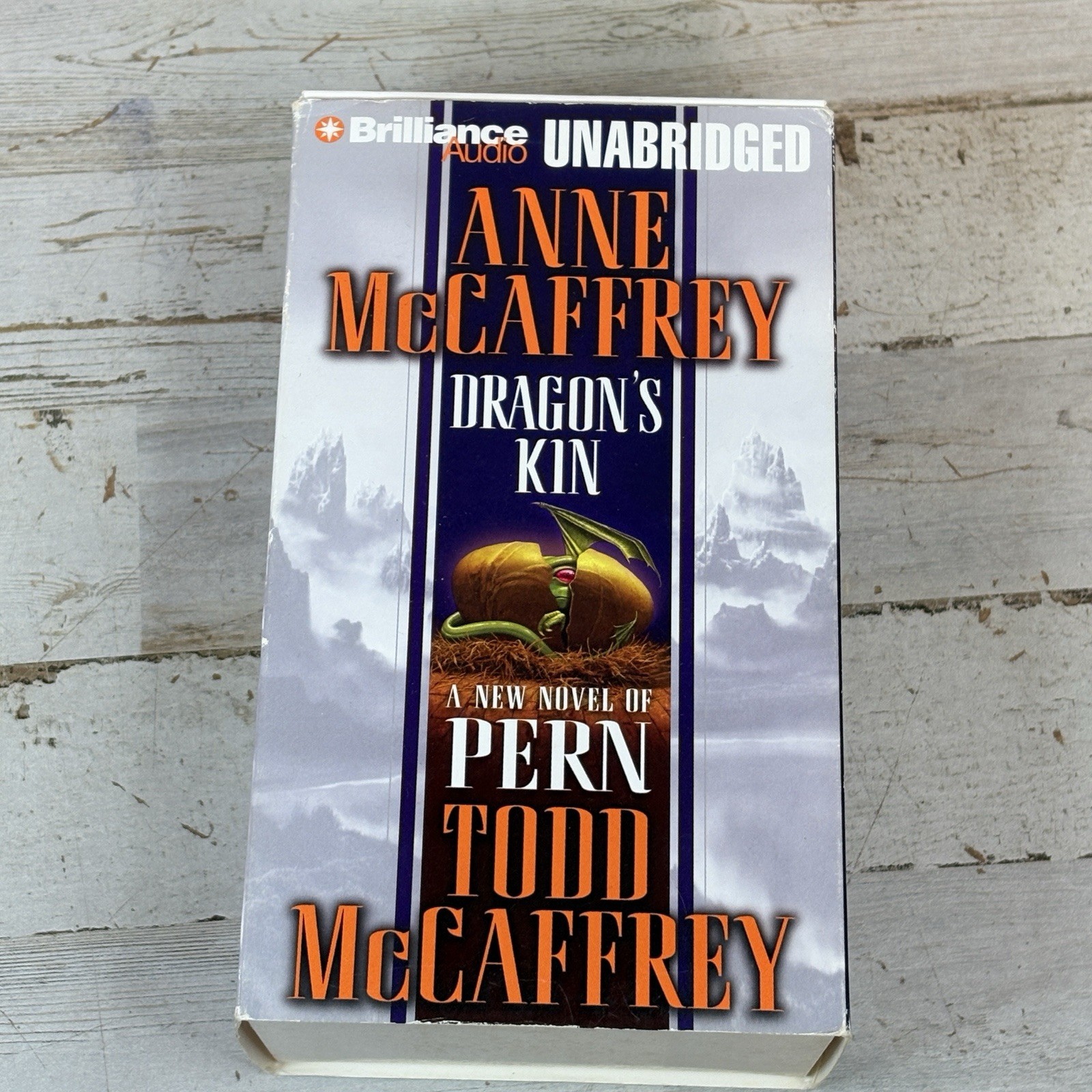 Dragon’s Kin by Todd & Anne McCaffrey 2003 Fantasy Novel Audiobook Cassette