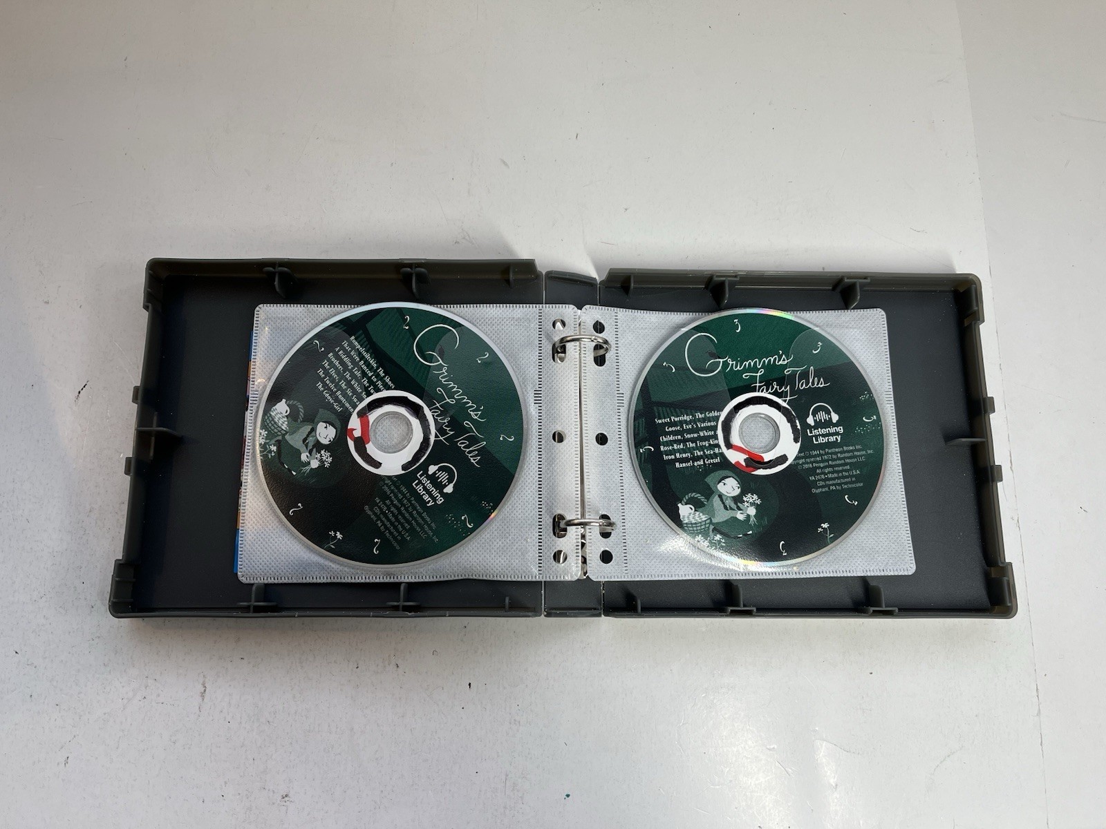 Grimm’s Fairy Tales by Brothers Brothers Grimm 3 Compact Disc Set Ex-Library
